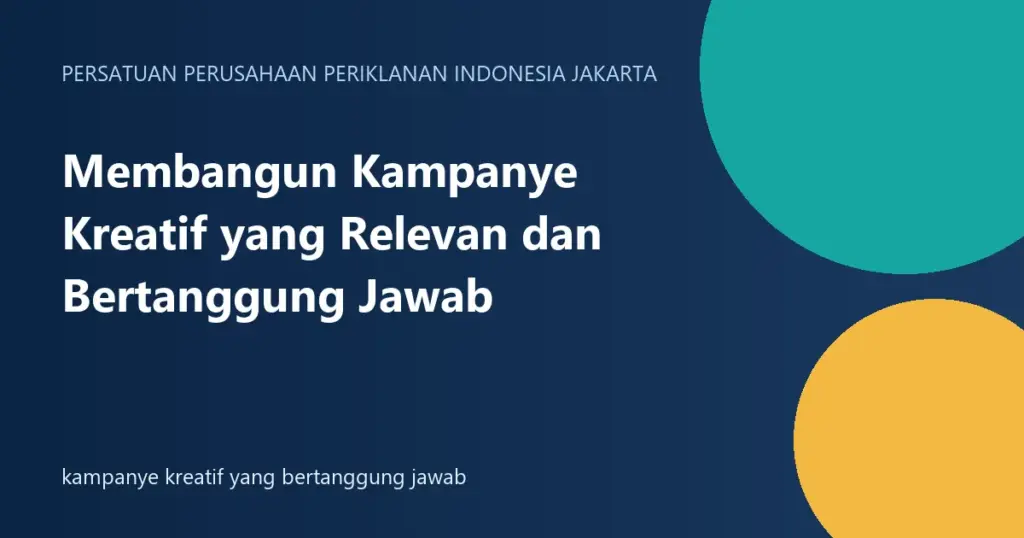 kampanye kreatif yang bertanggung jawab